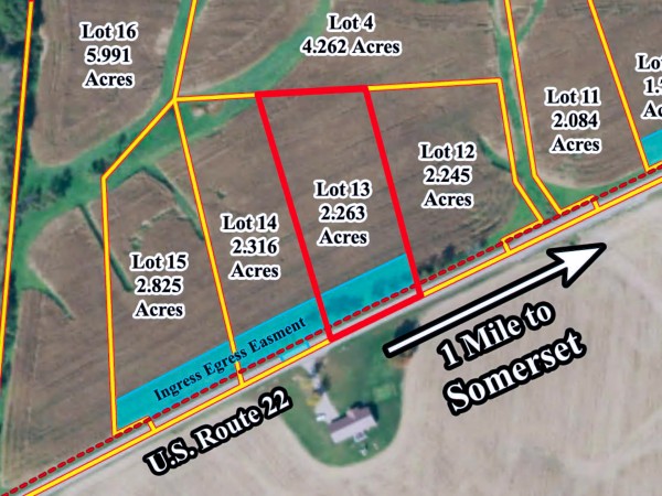 Lot 13 at Sheridan Estates - Perry County, Ohio - 2.3 acres